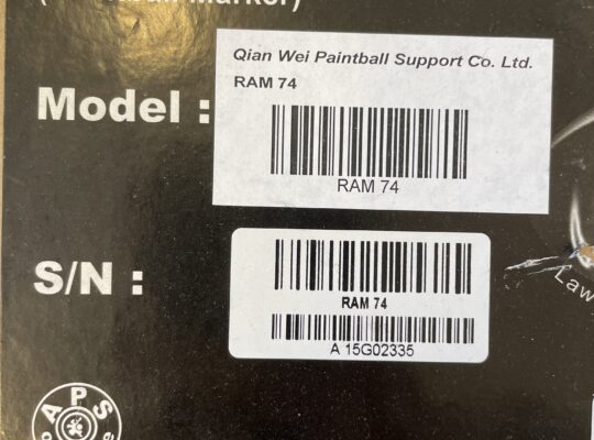 Real Action Marker RAM 74 – A-Series – Kal. .43