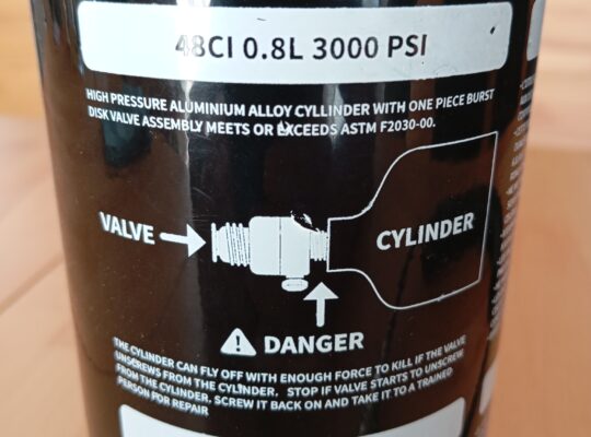 Druckflasche 3000Psi 48 ci inkl. Remote System