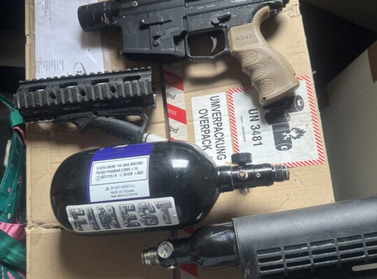 Großes Paintball-Setup: RAP468 MagFed Set (18 Mags
