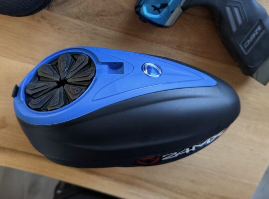 DYE Rotor LT-R Schwarz Blau NEU mit Quick Feed
