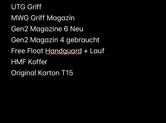 First Strike T15 mit Zubehör