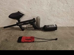 Tippmann 98 Rental Paintball Markierer schwarz mit