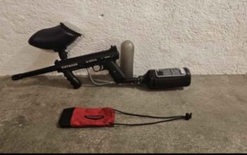 Tippmann 98 Rental Paintball Markierer schwarz mit