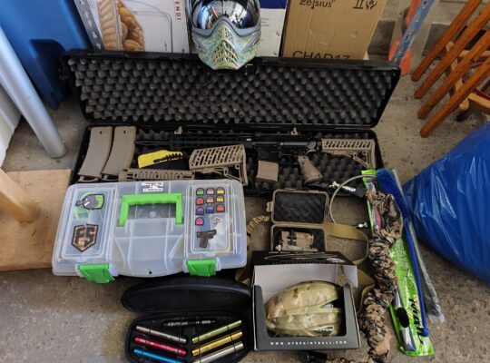 Paintball Komplettset für Woodland etc.